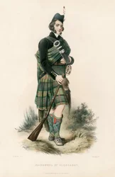 Macdonnel von Glengarry, aus Die Clans der schottischen Highlands, veröffentlicht 1845